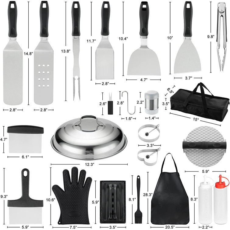 YardStash Dishwasher Safe Grilling Tool Set Wayfair Canada